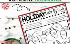 Christmas Coloring Activity - Colorword Analogy Ccss.l.5 with regard to Christmas Analogies Worksheets Answers