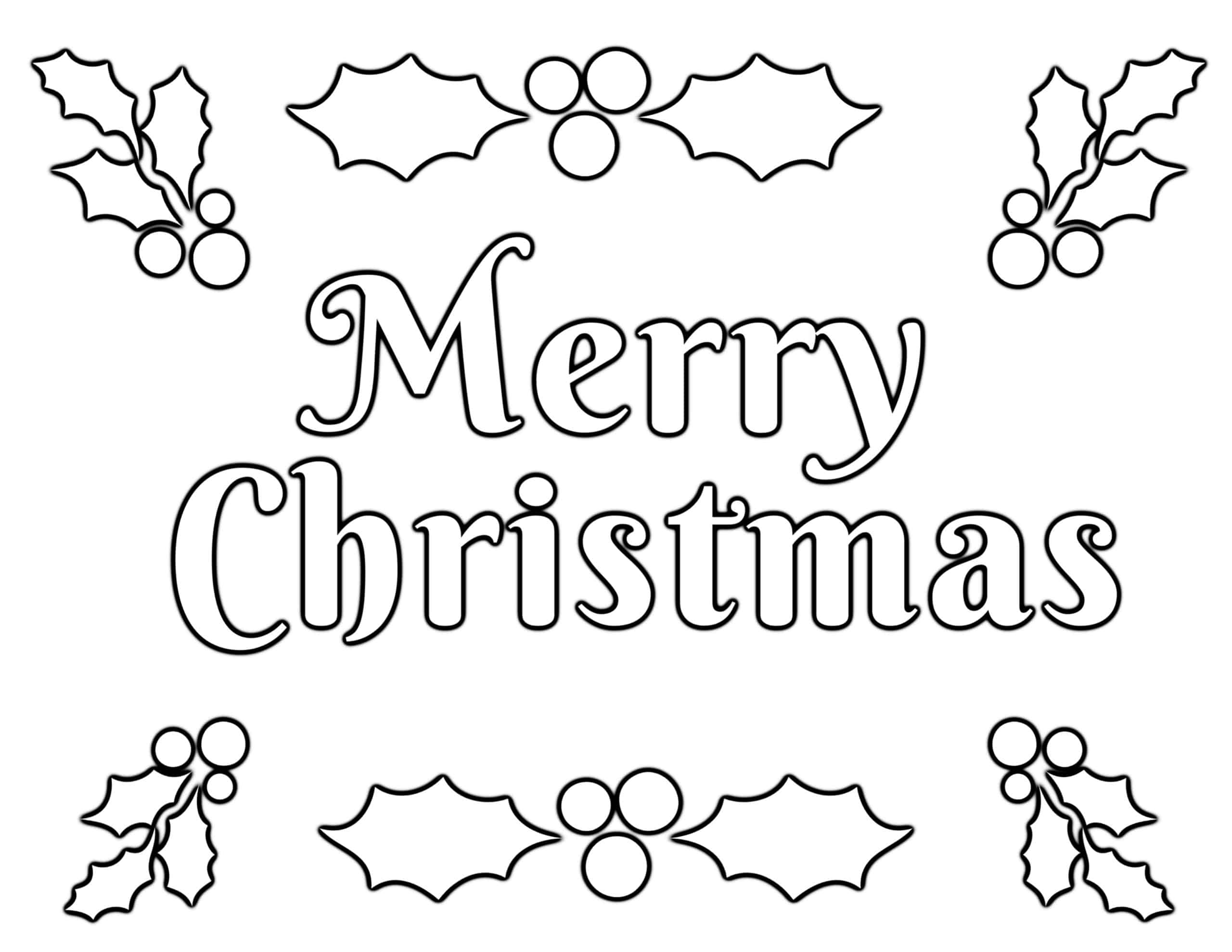 Christmas Coloring Pages For Kids (100% Free) Easy Printable Pdf regarding Merry Christmas Coloring Worksheets