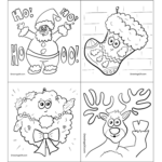 Christmas Coloring Pages: Free Printable Sheets   Drawings Of Within Christmas Coloring Worksheets