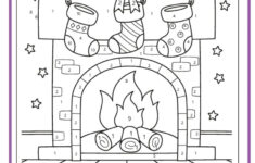 Christmas Colornumber Pages intended for Coloring Christmas Worksheets For Kindergarten