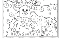 Christmas Colornumber Worksheet - Free Printable, Digital, &amp; Pdf regarding Christmas Worksheets Color By Numbers Printable