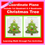 Christmas Coordinate Plane Graphing Picture  Christmas Tree Ii Regarding Christmas Tree Graphing Worksheets