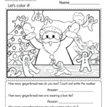 Christmas Counting Worksheet   Free Printable, Digital, & Pdf Pertaining To Christmas Worksheets For Primary