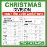 Christmas Crack The Code: Division Worksheets | Resources For In Free Christmas Division Worksheets
