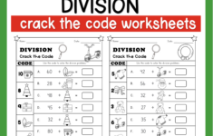 Christmas Crack The Code: Division Worksheets | Resources For inside Christmas Math Worksheets Division