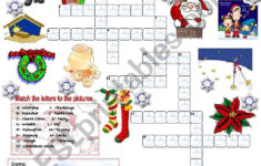 Christmas Crossword (05.12.2008) - Esl Worksheetemila with Christmas Crossword Puzzle Worksheets Answers