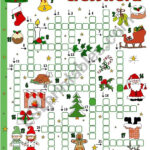 Christmas Crossword   Esl Worksheettecus Regarding Christmas Worksheets Crossword Puzzles