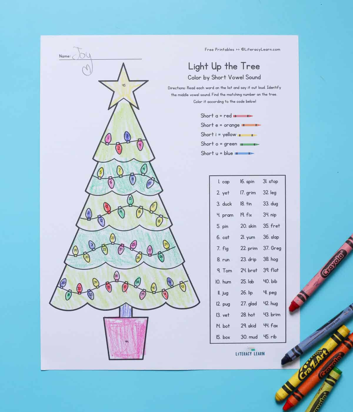 Christmas Cvc Worksheets For Kindergarten - Free Printables with Free Christmas Cvc Worksheets