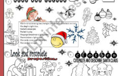 Christmas - Esl Worksheetangelamoreyra - Worksheets Library regarding Esl Christmas Worksheets Adults