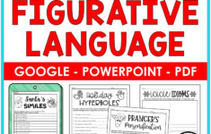 Christmas Figurative Language - Rockin Resources throughout Christmas Similes and Metaphors Worksheets