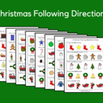Christmas Following Directions Activity | Speech Therapy Ideas In Christmas Following Directions Worksheets Free