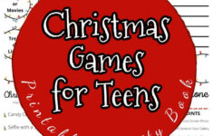 Christmas Games For Teens Activity Book regarding Christmas Worksheets For Teens