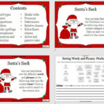 Christmas Grammar Activities | Teaching Resources With Christmas Themed Grammar Worksheets