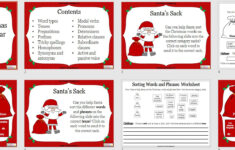 Christmas Grammar Activities | Teaching Resources with Christmas Themed Grammar Worksheets