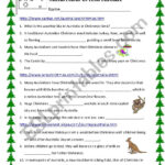 Christmas In Australia   Esl Worksheetbechunter Throughout Christmas In Australia Worksheets