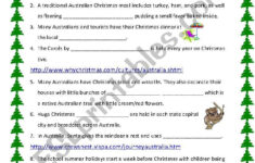 Christmas In Australia – Esl Worksheetbechunter throughout Christmas in Australia Worksheets