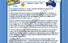 Christmas In Australia - Esl Worksheetikebana intended for Christmas in Australia Worksheets