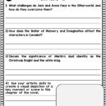 Christmas In Camelot Novel Study Comprehension, Critical Thinking Intended For Christmas In Camelot Worksheets