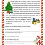 Christmas In England Reading For Det…: English Esl Worksheets Pdf For Christmas In England Worksheets