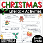 Christmas Literacy Activities: No Prep Language Arts Worksheets With Regard To Language Arts Christmas Worksheets