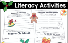 Christmas Literacy Activities: No-Prep Language Arts Worksheets with regard to Language Arts Christmas Worksheets
