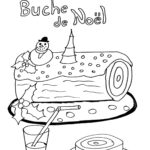 Christmas Log   Christmas Coloring Pages For Adults In French Christmas Colouring Worksheets