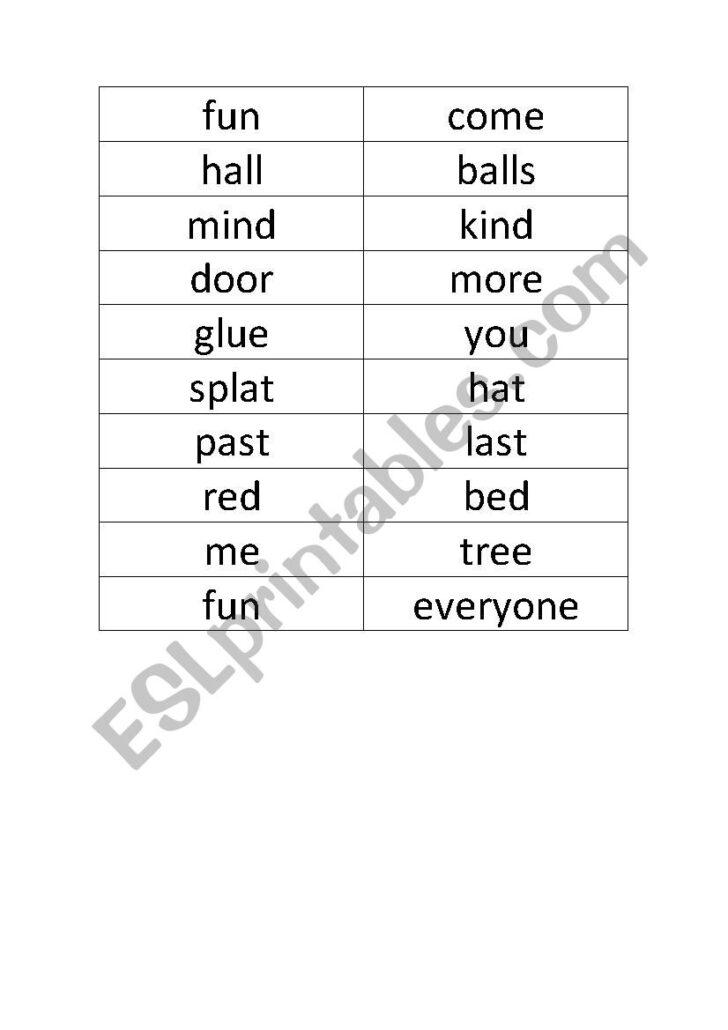 Christmas Rhyming Words Worksheets Christmas Rhyming Words Worksheets