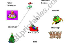 Christmas Match Up - Esl Worksheetmuppet007 - Worksheets Library with regard to Christmas Match Up Worksheets