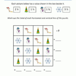 Christmas Math 5Th Grade Worksheets Regarding Christmas Math Worksheets 5th Grade