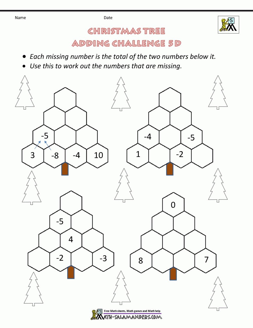 Christmas Math 5Th Grade Worksheets throughout Christmas Math Worksheets For 5Th Graders