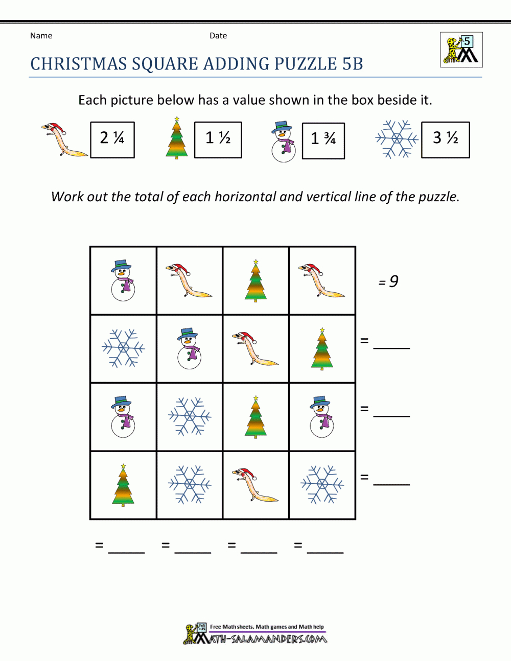 Christmas Math 5Th Grade Worksheets throughout Christmas Worksheets For 5th Grade