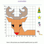 Christmas Math 5Th Grade Worksheets Within Free Printable Christmas Coordinates Worksheets