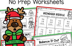 Christmas Math Worksheets For First And Second Grade - Worksheets with Christmas Subtraction with Regrouping Worksheets