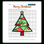 Christmas Math Worksheets For K 8—Printable With Answers — Mashup Math With Writing Linear Equations Worksheets Christmas Tree Answer Key