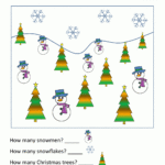 Christmas Math Worksheets For Kindergarten In Fun Christmas Worksheets For 1St Grade