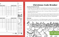 Christmas Maths Code Breaker Differentiated Worksheets throughout Christmas Code Breaker Worksheets
