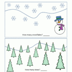 Christmas Maths Worksheets Regarding Christmas Worksheets For 2 Year Olds