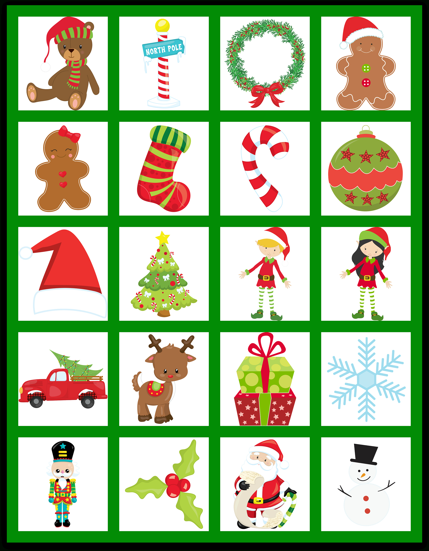 Christmas Memory Game - Free Printable - Extreme Couponing Mom intended for Free Printable Christmas Matching Worksheets