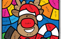 Christmas Multiplication + Division Colorcode Packet intended for Multiplication and Division Christmas Worksheets