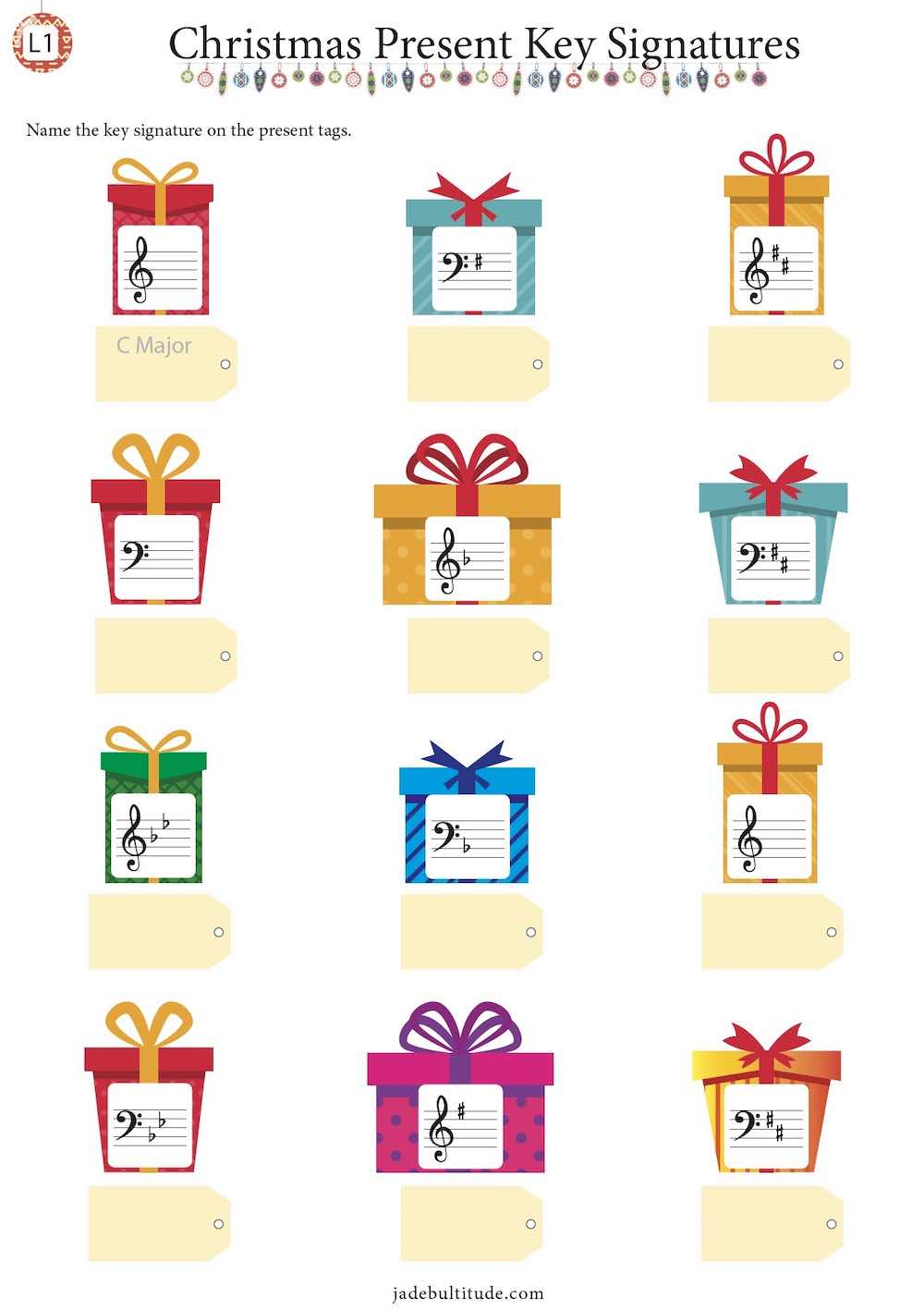 Christmas Music Theory Worksheet Bundle - Jade Bultitude in Christmas Music Theory Worksheets