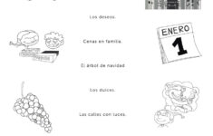 Christmas New Year Esl Worksheets For Kids for Christmas Worksheets In Spanish