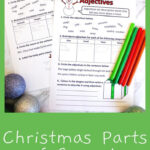 Christmas Parts Of Speech (Grammar) Worksheets  Nouns, Verbs For Christmas Parts Of Speech Worksheets