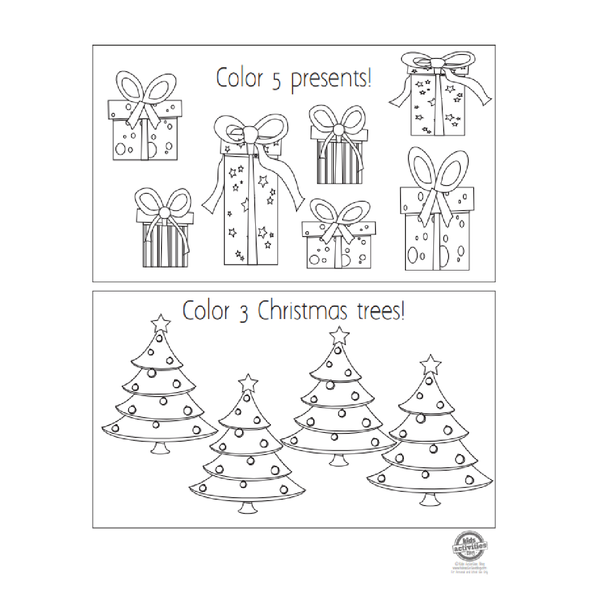 Christmas Preschool &amp;amp; Kindergarten Worksheets You Can Print | Kids with regard to Christmas Worksheets For 4 Year Olds