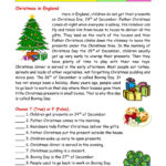 Christmas Reading Comprehension Online Exercise For   Worksheets Intended For Free Christmas Comprehension Worksheets Printable