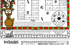 Christmas Reading Game Printable inside Christmas Reading Worksheets For Kindergarten