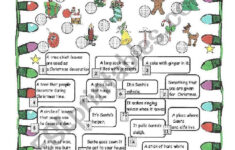 Christmas Riddles - Esl Worksheetmonika.79 in Christmas Riddles Worksheets