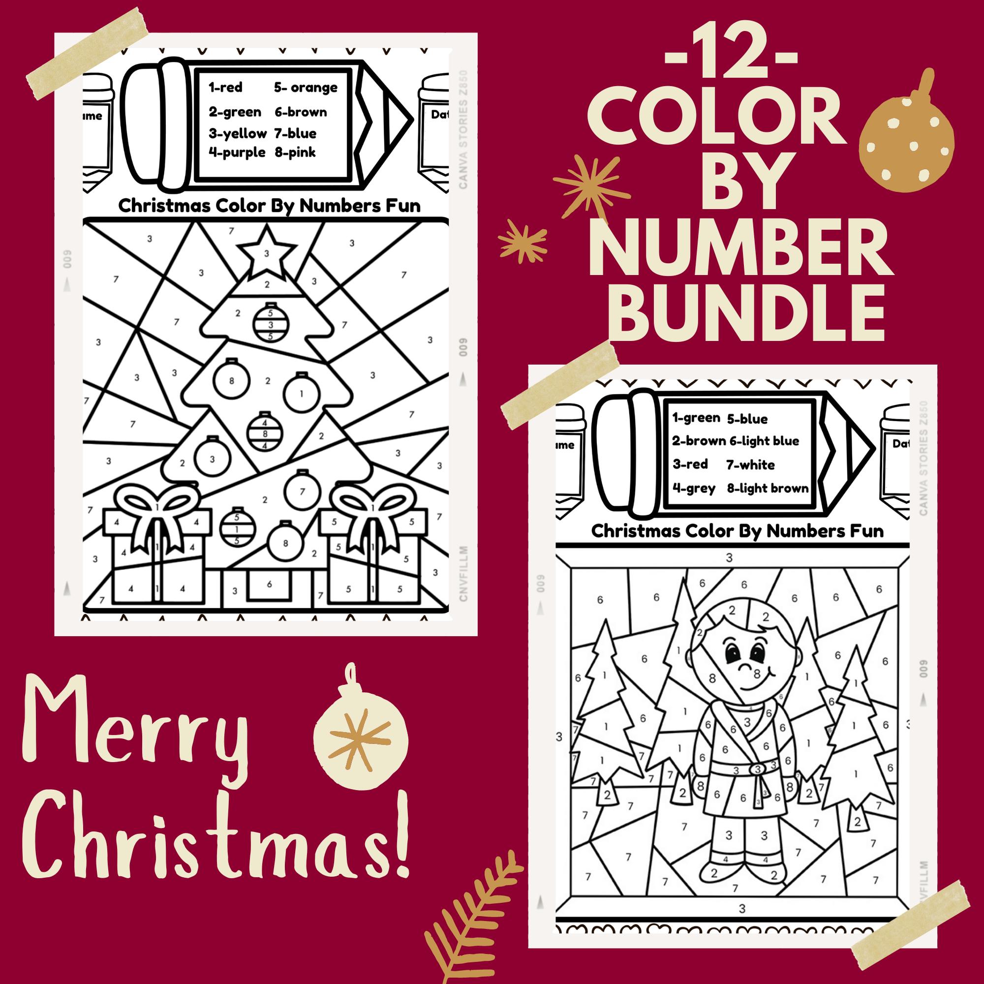 Christmas Science Winter Activity - Colornumber - Winter regarding Christmas Science Worksheets Free