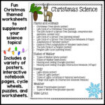 Christmas Science Worksheets No Prep Plants Animals Matter Winter Pertaining To The Science Of Christmas Question Worksheets