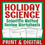 Christmas Science Worksheets: Scientific Method   Flying Colors In Christmas Science Worksheets Middle School