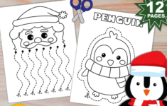 Christmas Scissor Skills | Santa'S Beard &amp; Christmas Characters with regard to Christmas Scissor Skills Worksheets
